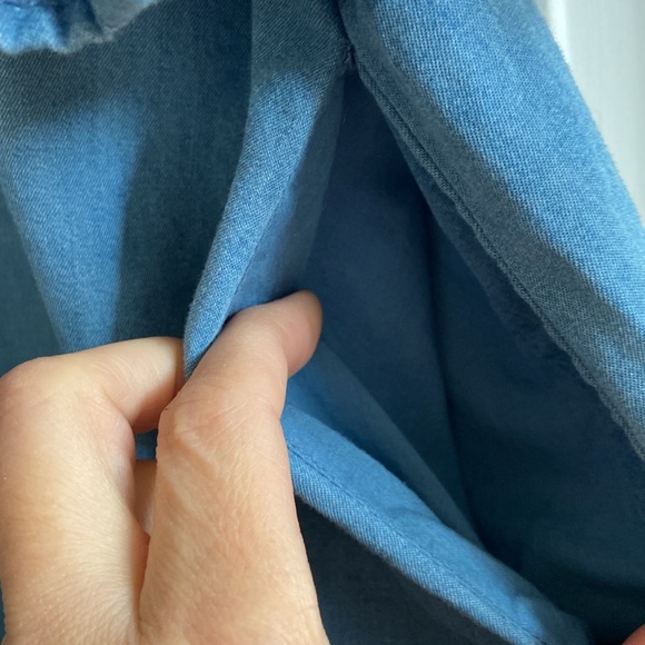 Gorgeous Zara denim cold shoulder dress in size S - Picture 6 of 7